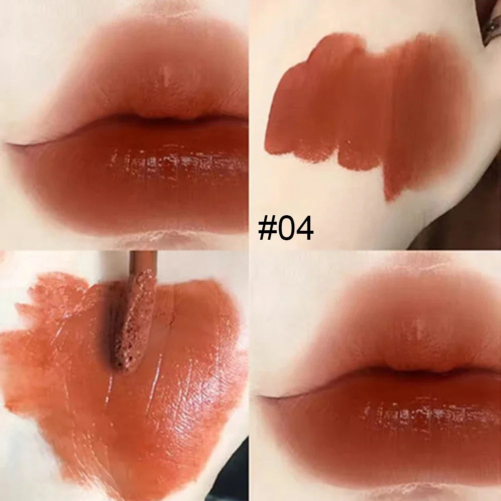 Small Bottle Mirror Lip Glaze Water Light Glass DuDu Lip Gloss Parity Show Ginkgo Frozen Lip Lipstick Lip Makeup Korean Cosmetic