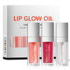 Crystal Jelly Moisturizing Lip Oil Set Plumping Lip Gloss Makeup Sexy Plump Lip Glow Oil Tinted Lip Plumper Set