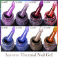 LILYCUTE 7ML Auroras Glitter Thermal Gel Nail Polish Temperature Color Changing Semi Permanent Soak Off Nail Art UV Gel Varnish