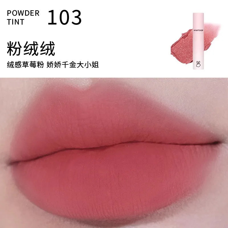 HYNTOOR Gothic Lip Gloss Pure Black Silver Matte Moisture Mirror Finish Low Saturation Long-Lasting Halloween Makeup