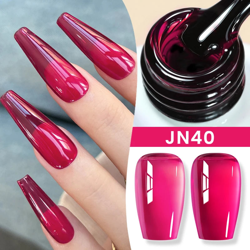 BORN PRETTY 10ml Flow Light White Cat Magnetic Gel Nail Polish Ultra Shine Soak Off UV Gel Mirror Glass Bead Gel Nail Art