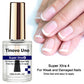 Tinovo Uno Nail Growth Pink Strengthener 3 IN 1 Normal Nail Polish Fast Dry 12ML Get Strong Repair Nail Care Hardener Manicure