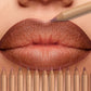 6pcs Velvet Matte Lip Liner Set - Long-Lasting Versatile Shades Longlasting Lip Makeup Berry, Brown, Pink Lip Pencil