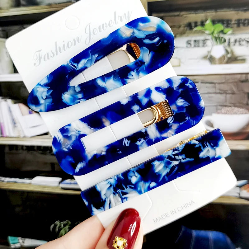 2/3pcs Hair Clip Set Acetate Hairpin Women Hair Accessories Jewelry Korean Femme Barrettes Hairgrip For Woman Girls Headwear