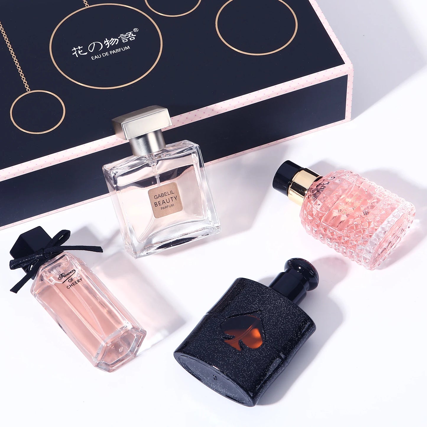 Brand Gift Box 4Pcs Set Perfume Women Parfum Femme 100ml Fresh Natural Floral Scent Spray Feminino Perfumes De Mujer Originales