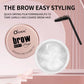 Eyebrow Styling Gel 3D Feathery Brow Wax – Waterproof, Long-Lasting, Easy-to-Wear Shaping Gel for Natural Sculpted Eyebrows Makeup