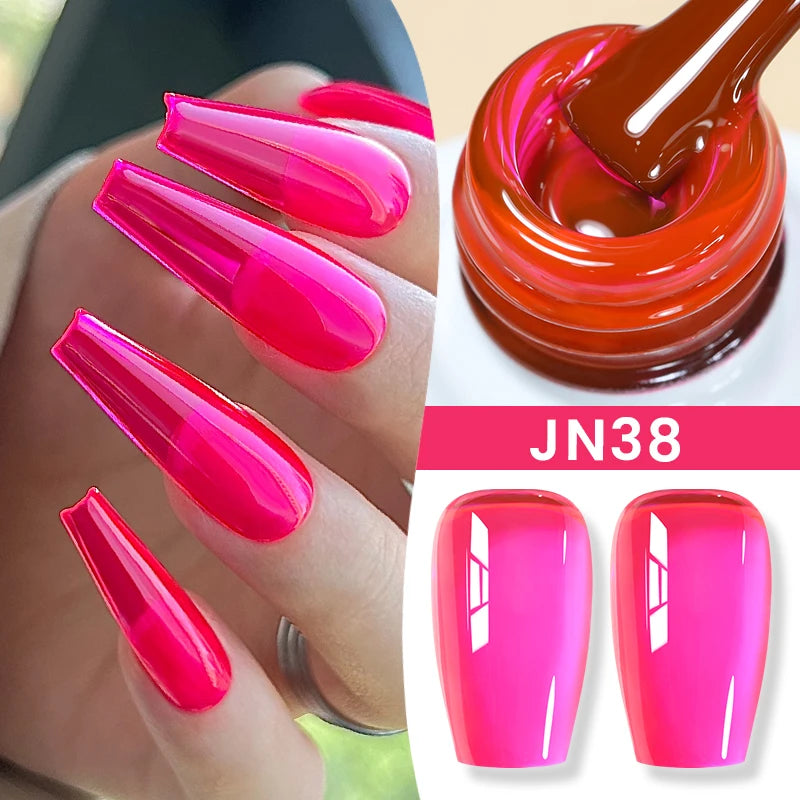 BORN PRETTY 10ml Flow Light White Cat Magnetic Gel Nail Polish Ultra Shine Soak Off UV Gel Mirror Glass Bead Gel Nail Art