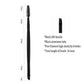 New Eyebrow Brush Brow Eyeliner Brush Concealer Brush Professional Makeup Brushes Microbrashi for Eyelashes HZS03