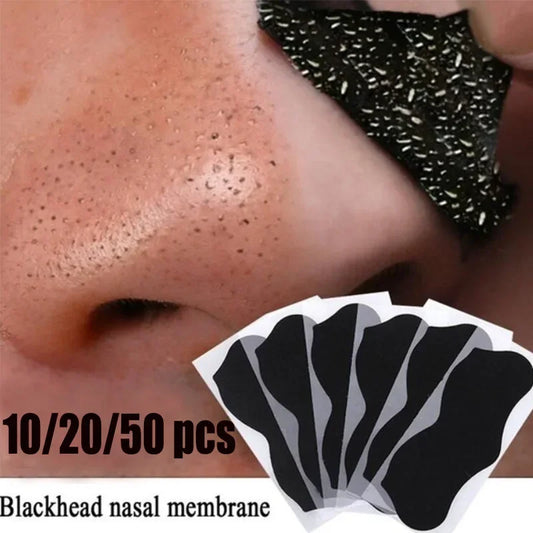 100/50/20/10pcs Bamboo Charcoal Blackhead Remover Black Dots Spots Mask Nose Sticker Cleaner Nose Pore Deep Clean Strip