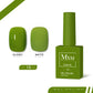 Mxsi 15ml Gel Nail Polish Neon Brown Royal Blue Red Green Pastal Nude Nail Art Varnish Gel Lacquer Top Coat UV Gel Nail Not Set