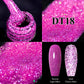 MEET ACROSS 7ml Reflective Glitter Gel Nail Polish Pink Green Purple Sparkling Soak Off UV Gel Polish for Manicure DIY Nail Art