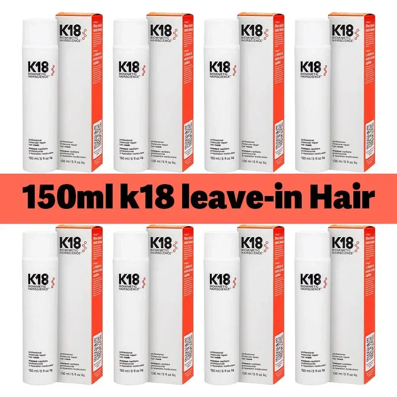 Original 150ML K18 Leave-In Repair Hair Mask Treatment Regenerative Repair Dry Chemically Damaged Hair 4 Minutes Fast Moisturize