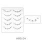 10Pairs Bottom Eyelashes Manga Lower Lashes Clear Band Wispy Small Flame Under Eye Lashes Korean Makeup Cosplay Tools