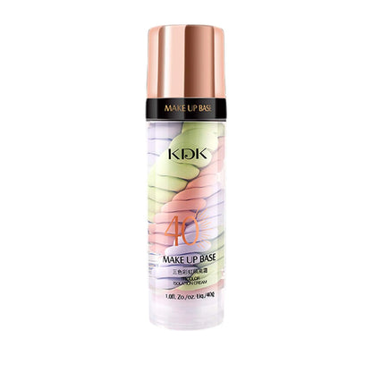 3color Sunscreen Isolation Cream Anti-UV Moisturizing Makeup Primer Face Contour Concealer Base Cream Brighten Even Skin Color