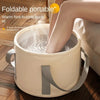 Cordless Portable Foot Soak Tub - Deep, Foldable Basin with Aluminum Insulation for Odor-Free Spa Experience