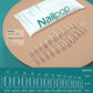 Nailpop 120pcs Nail Tips Extra Short Almond Coffin Square Half Matte Clear Style Full Cover Acrylic Fake Nail Capsule
