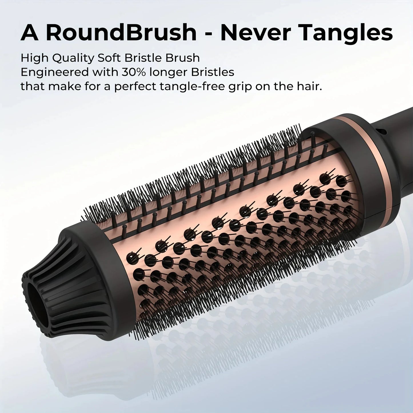 Valentine Gift Hair Curler Straightener Electric Hair Brushes Hot Comb Professional Curling Iron Heated Anti-Scald Thermal Brush