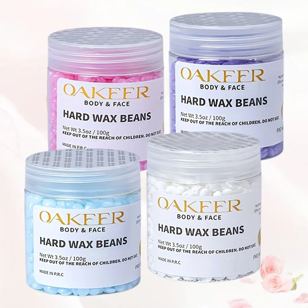 100g/400g Depilatory Wax Beans for Heating hard Wax Machine Hot Film Painless Waxing Beads Bikini Face Legs Body Hair Removal