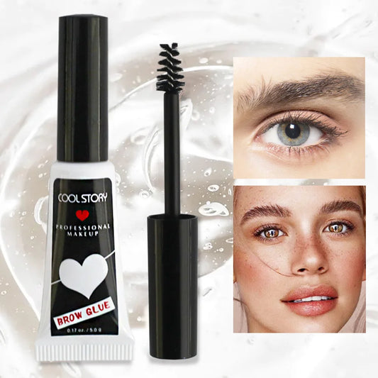 Eyebrow Shaping Gel Transparent Waterproof Eyebrow Shaping Gel Natural Long Lasting 3D Eyebrow Enhancers