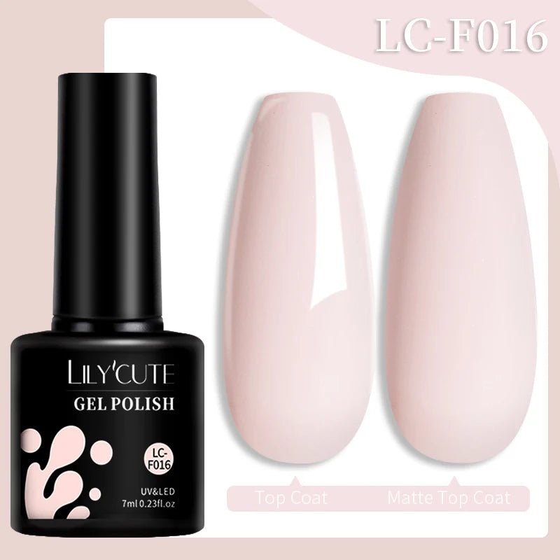 LILYCUTE Fluorescent Nail Gel Polish Orange Red Neon Bright Color Summer Series Soak Off For Manicure Nail Art UV Gel Varnish