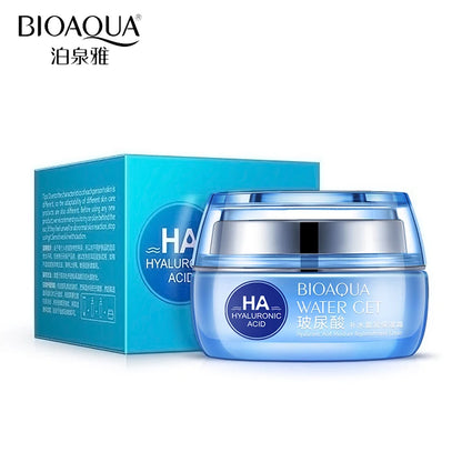 BIOAQUA Hyaluronic Acid Moisturizing Face Cream  Collagen Facial Cream Improve Firming Brightening Essence Skin Care 50g