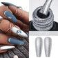 MEET ACROSS 7ml Eggshell Thermal Gel Nail Polish Temperature Changing Gradient Nail Art Varnish Winter Soak Off Gel For Nails