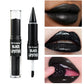 Halloween 2-in-1 Lip Gloss Matte Lip Liner, Long Lasting Waterproof Liquid Lipstick, Moisturizing Shiny Lip Oil for Party Makeup