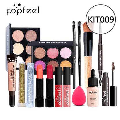 Makeup Set Foundation Eyeshadow Makeup Brush Student Newcomer Full Makeup Gift Box Makeup Set 27 Pieces Christmas Birthday Gift
