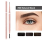 1PC Waterproof Double-Ended Eyebrow Pencil 1.5mm Ultra Fine Eyebrow Pencil Sweat-proof Long Lasting Professional Eye Makeup