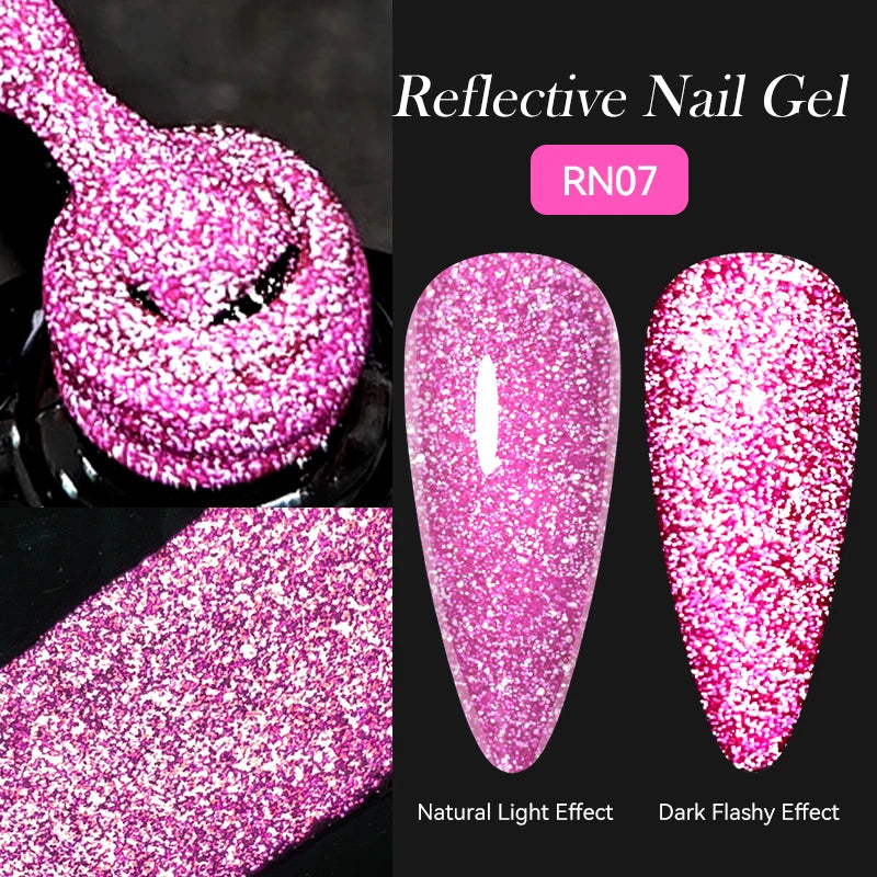 LILYCUTE 5ml Line Art Gel Nail Polish Gold Silver DIY Drawing Gel Reflective Glitter Design Semi Permanent Painting Gel Varnish