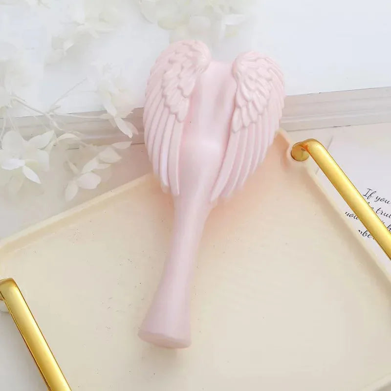 Professional Anti-Knot Comb Mini Angel Hair Smoothing Comb Anti-static Massage Scalp Comb Portable Salon Hairdressing Tool