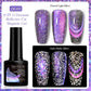 LILYCUTE 7ML Auroras Thermal Gel Nail Polish Nude Dark Purple Glitter Gradient Temperature Color Changing Nail Art Gel Varnishes