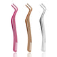 FADVAN Eyelash Comb Tweezers DIY Cluster Eyelash Extensions Tweezer 1 Stainless Steel Anti-Static Non-Magnetic Eyemakeup Toolsls