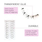 10Pairs Bottom Eyelashes Manga Lower Lashes Clear Band Wispy Small Flame Under Eye Lashes Korean Makeup Cosplay Tools