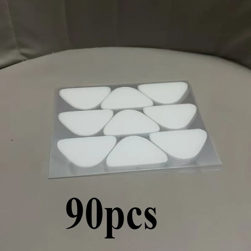 36/90PCS Forehead nasolabial fold patch PE material forehead and smile patterns transparent invisible nasolabial fold patch