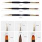 French Stripe Nail Art Liner Brush Set Tips Ultra-thin Line Drawing Pen Dual End UV Gel Painting Brushes Manicure Tools