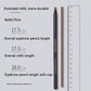 HAOZHUANG Waterproof Long-Lasting Eyebrow Pencil with Soft Brush – Smudge-Proof Daily Eyebrow Makeup Tool