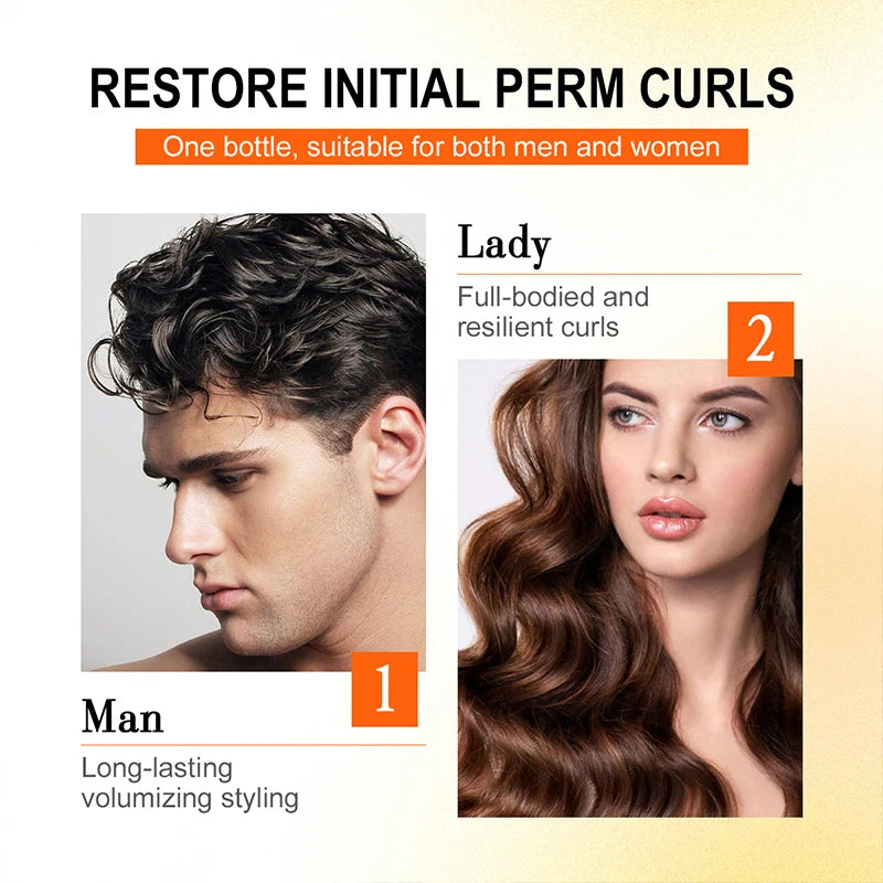 PURC Hair Curling Cream Curl Enhancer Spray Smoothing Bounce Wave Defining Cream for Women Anti-frizz Hair Care Conditioner