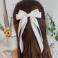 Lystrfac Fashion Fabric Ribbon Hair Bow Hairpin for Women Girls Hair clips Back Head Top Clip Female Hair Accessories