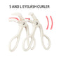 CALIYI Large Small Eyelash Curlers with Silicone Strips To Extend Curling Eyelashes and Make-up Tools For Big Eyes For Makeup