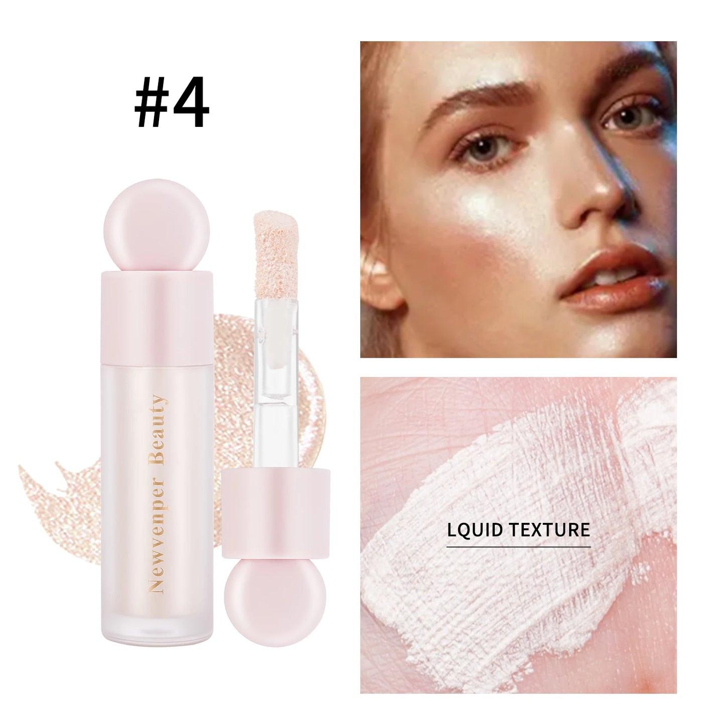 Liquid Highlighter for Face & Body – Lightweight Natural Glow Enhancer with High Glossy Finish, Radiant Luminizer Makeup