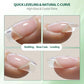 Nailpop Builder Nail Gel with Top Coat Set for French Tips Protecting Nail Apex Building Extension Shine Finish and Long Lasting