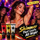 Halloween Body Paint Metallic Glitter Face Makeup Pearl Gold Red 3 Colors Costume Party Long Lasting Easy Remove Skin Safe 100g