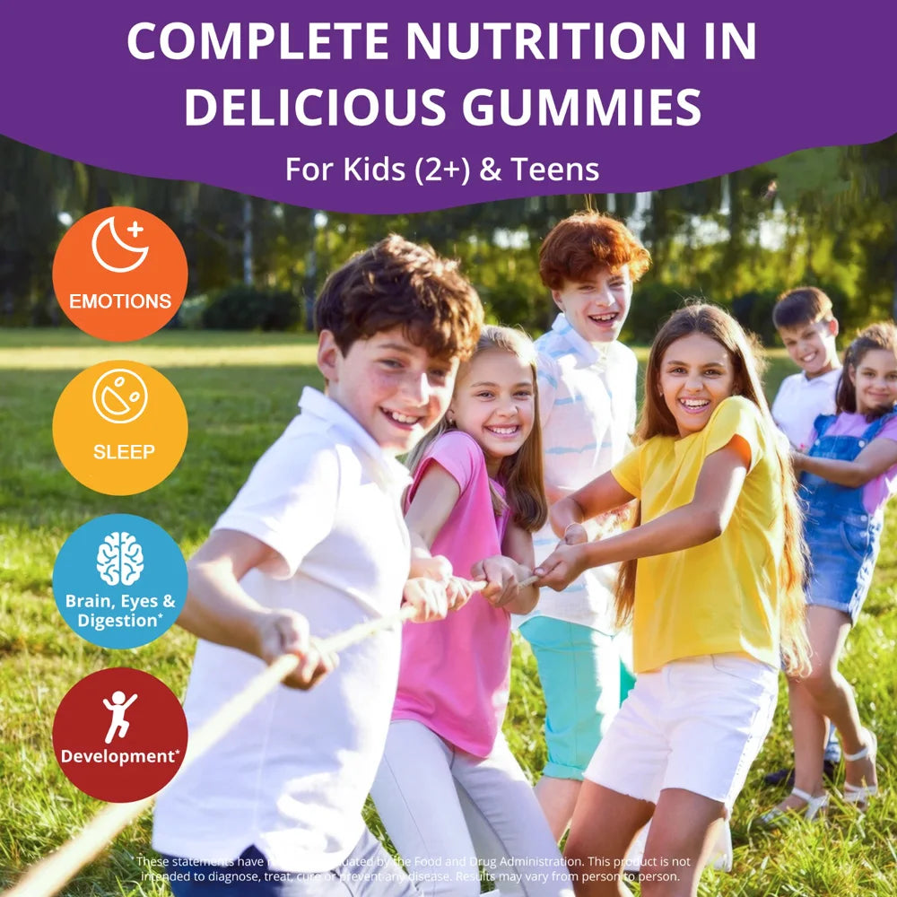 Magnesium Citrate Gummies - Calming, Anti-stress, Promote Healthy Sleep, Improve Memory, Concentration, Nutritional Supplement