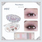 Flower Knows Chocolate Shop Highly Pigmented Eyeshadow Palette Shimmer Matte Glitter Long Lasting Vegan Eye Shadows Cruelty-free