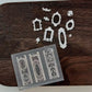 Nails Mold French photo frames Angel Statue Acrylic 3D Silicone Relief Design Nail Art Decorations Templates Model making Tools