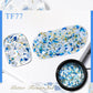MEET ACROSS 5ml Pink Dried Flower Gel Nail Polish Natural Flower Fairy Nail Art Gel Soak Off UV LED Painting Varnishes For Nails