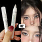 Long-Lasting Glitter Eyeshadow Highlighter Pencil for Eye Makeup - Waterproof, Pearly, White and Silver
