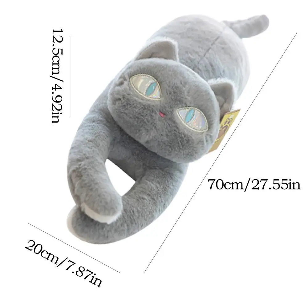 Heating Pad Stuffed Animal Cat Cartoon Period Plush Heating Pad Kitty Plush Toy Pillows Portable Insulated Blanket Hot Compress