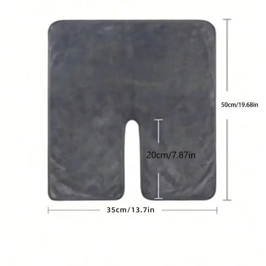 1 Pc Beautician's Special Face Towel - Spa Grade U-shaped Face Towel - Soft Massage and Skincare Tool